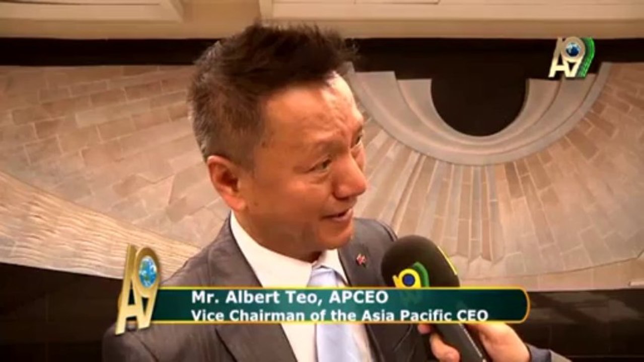 Mr. Albert Teo, APCEO Vice Chairman of the Asia Pacific CEO