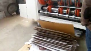 full automatic high speed printing slotting machine video