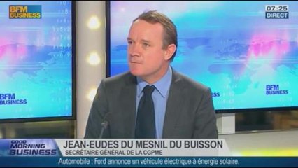 Pacte de responsabilité: "Place aux actes !", Jean-Eudes du Mesnil du Buisson, dans GMB - 03/01