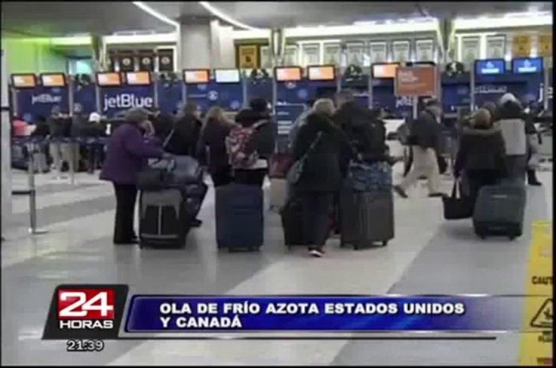 Caos en Estados Unidos y Canadá por tormenta de hielo y nieve