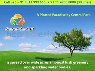 Central Park 3 Plots on Sohna Road