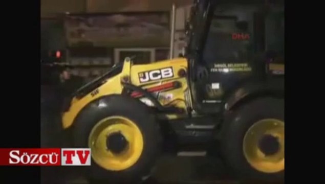 İlçe merkezine ayı indi