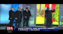 Unión Europea: rumanos y búlgaros ya pueden trabajar en toda la zona euro