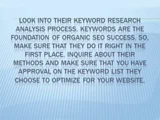 Four Pieces of Advice for Finding an SEO