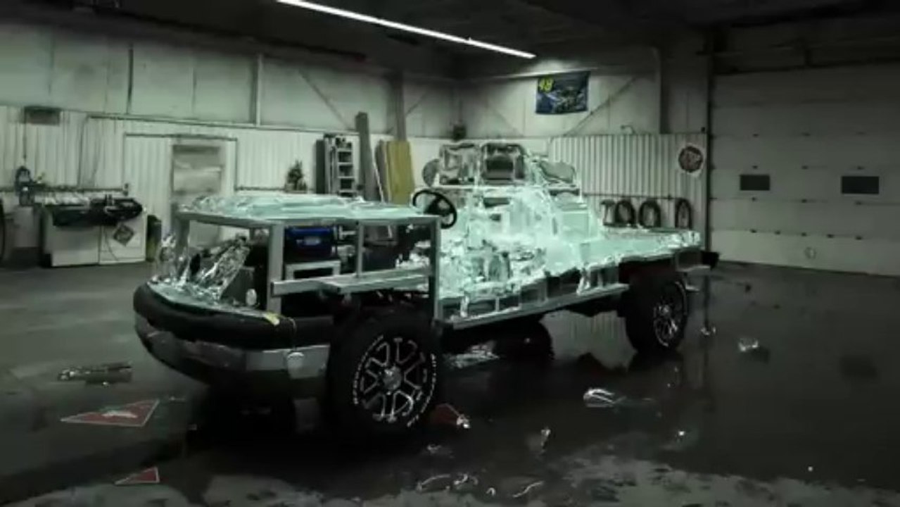Le camion en glace qui fond - 44h de time lapse accéléré!