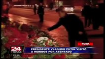 Rusia: Vladimir Putin visitó a los heridos de atentados suicidas de Volgogrado