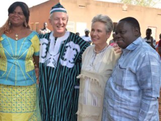 Jacques Vernier répond aux questions des journalistes du Burkina