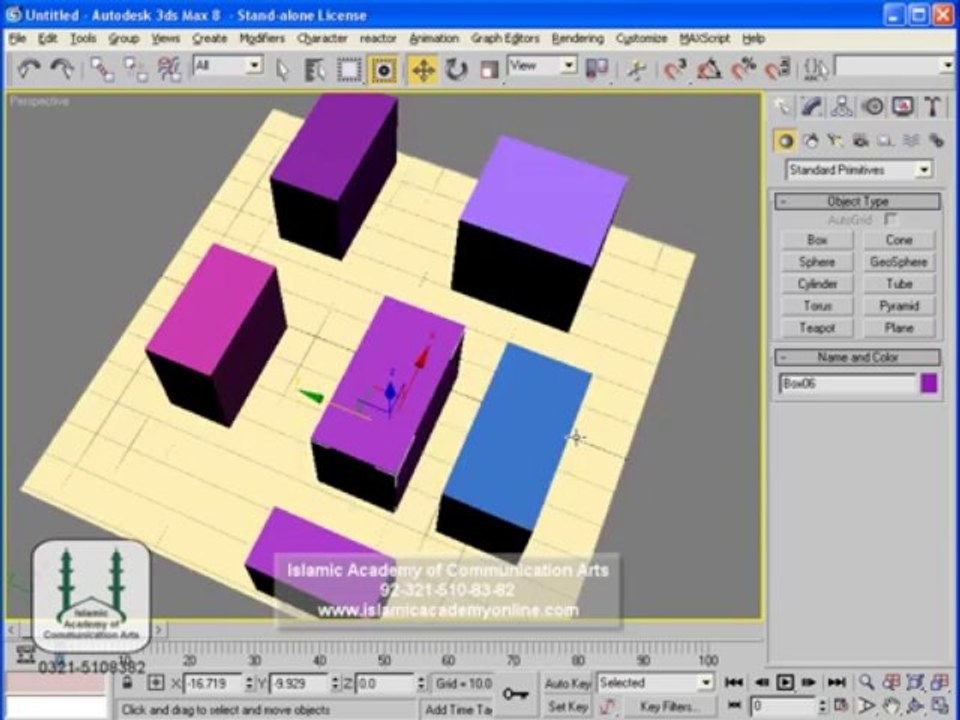 3D Studio Max Training in Urdu  Material and Maps part 2