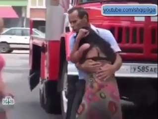 Very Dangerous Girl Trying To Jump From Building