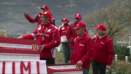 Les fans de Schumi sont venus pour son 45e anniversaire