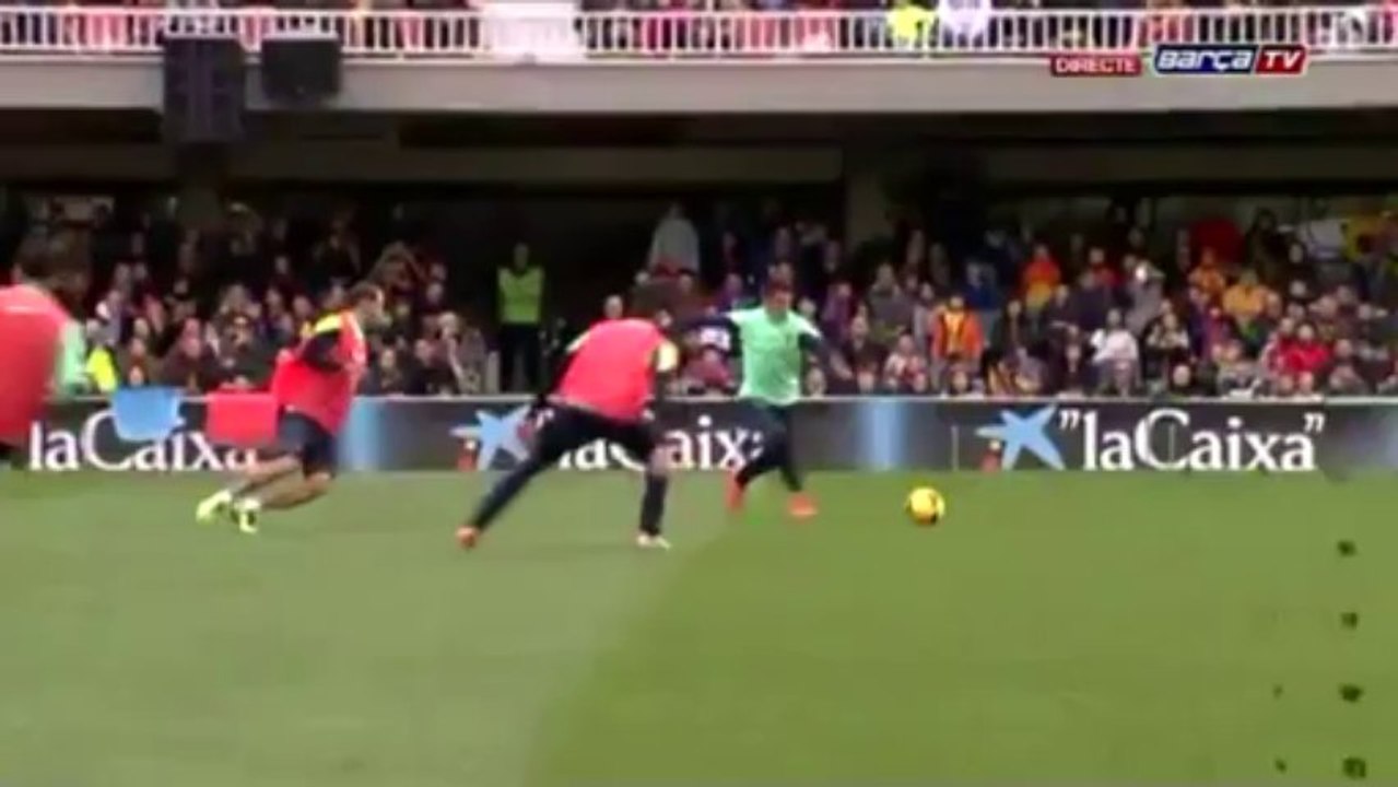 Barça : le triplé de Messi pour son retour à l'entraînement