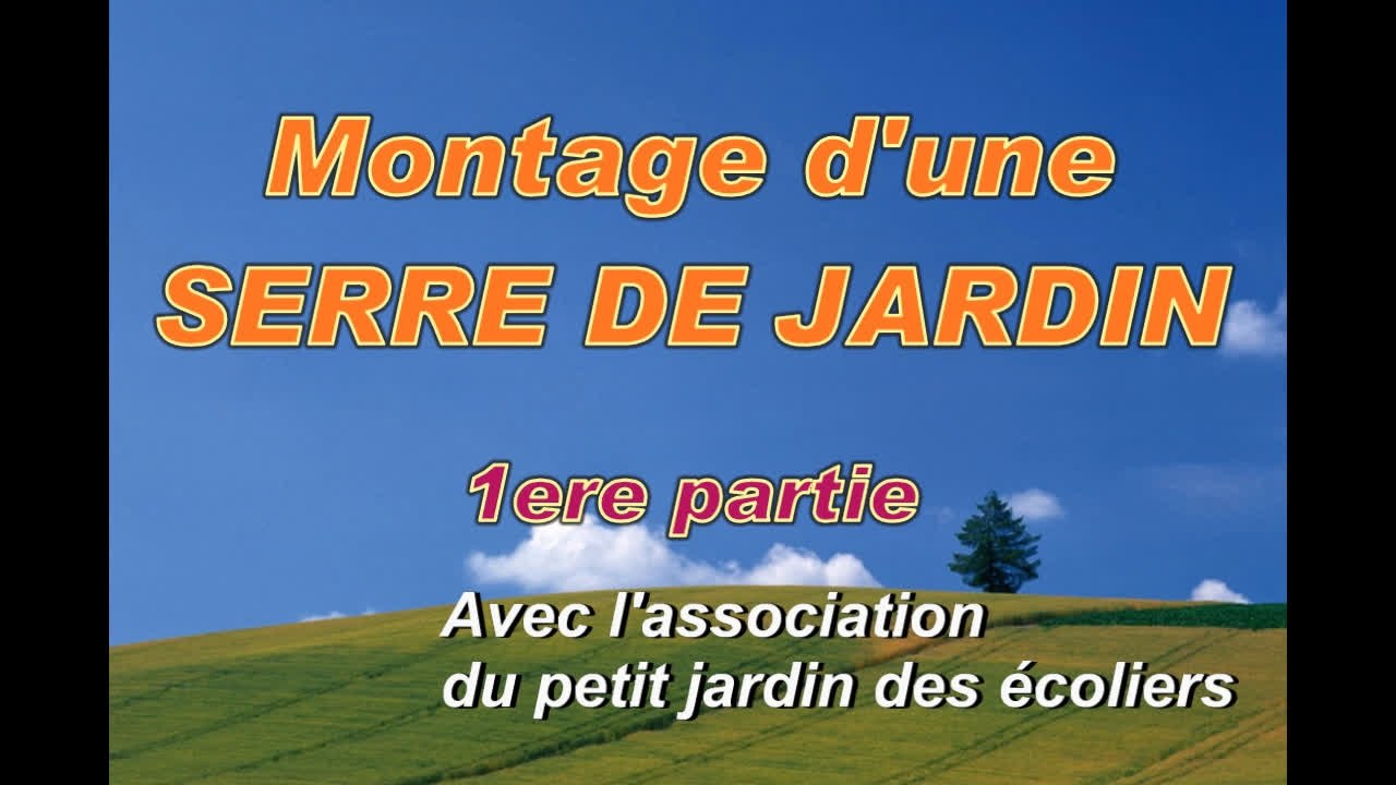 Montage étape par étape d'une serre tunnel de jardin - 1ère partie