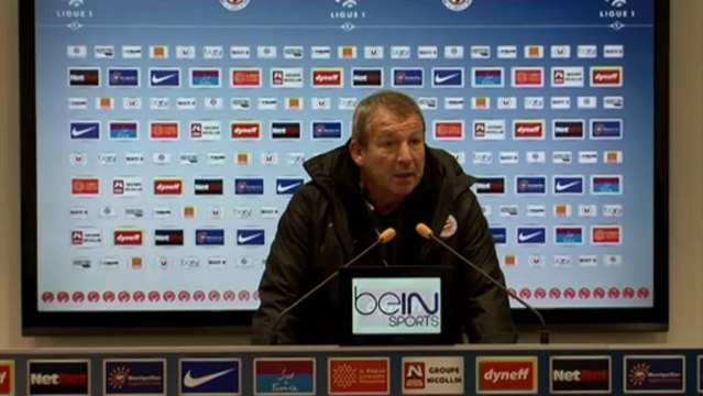 Point presse : Rolland Courbis avant RAF vs MHSC (CdF)