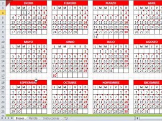 Descarga Gratis: Calendario Excel 2014 creado en Excel - SORPRENDENTEMENTE PRACTICO