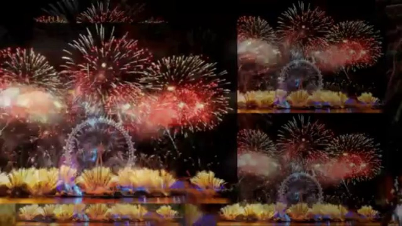 Нова година - фойерверки и радост по цялата планета... ...(music Andre Rieu)... ...