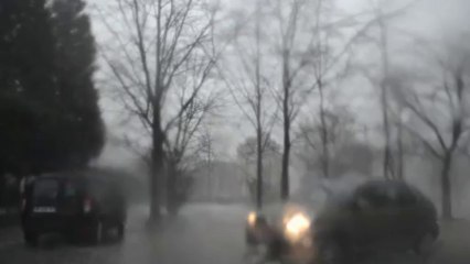 Orage et grêles à Béthune