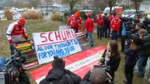 Schumacher's fans gather outside hospital to wish him Happy Birthday