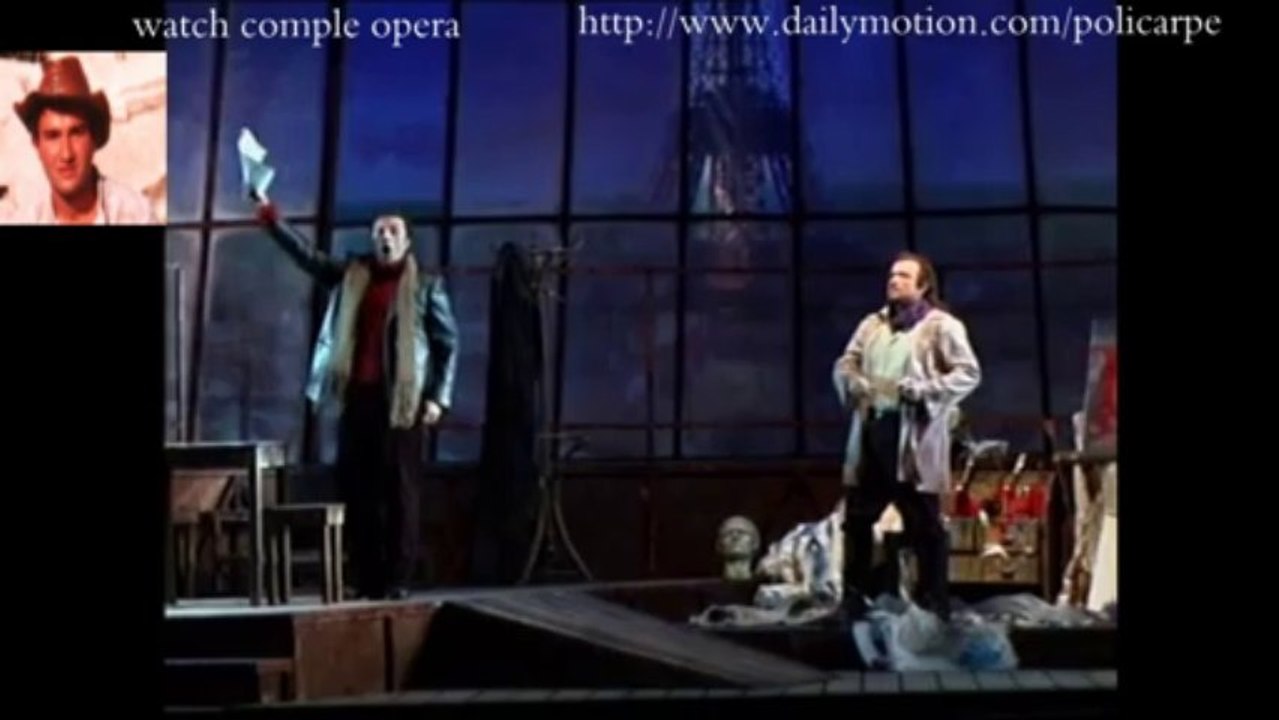 La Boheme : Marcello : Gökhan Koç  & Rudolph : Şenol Talınlı , Oh Mimi, tu piu non torni - Smyrna State Opera and Ballet