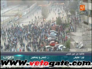 مداخلة هاتفية لمراسلة فيتو على قناة المحور