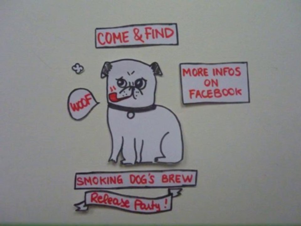Smoking dog