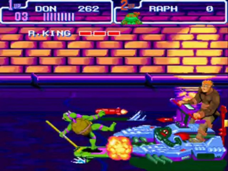 Teenage Mutant Ninja Turtles IV Turtles in Time - Stage 3