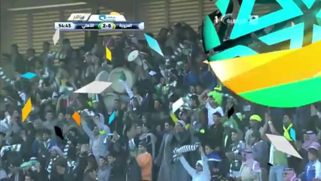 هدف الاهلي الثاني من سوك هيون في العروبة - الاهلي 4-0 العروبة - دوري جميل 03/01/2014 HD