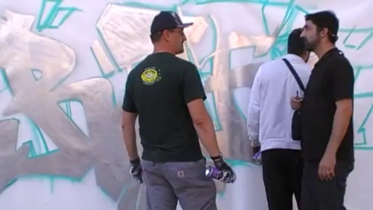 Toile Festival Graff-ik'Art Gare Lyon Part Dieu