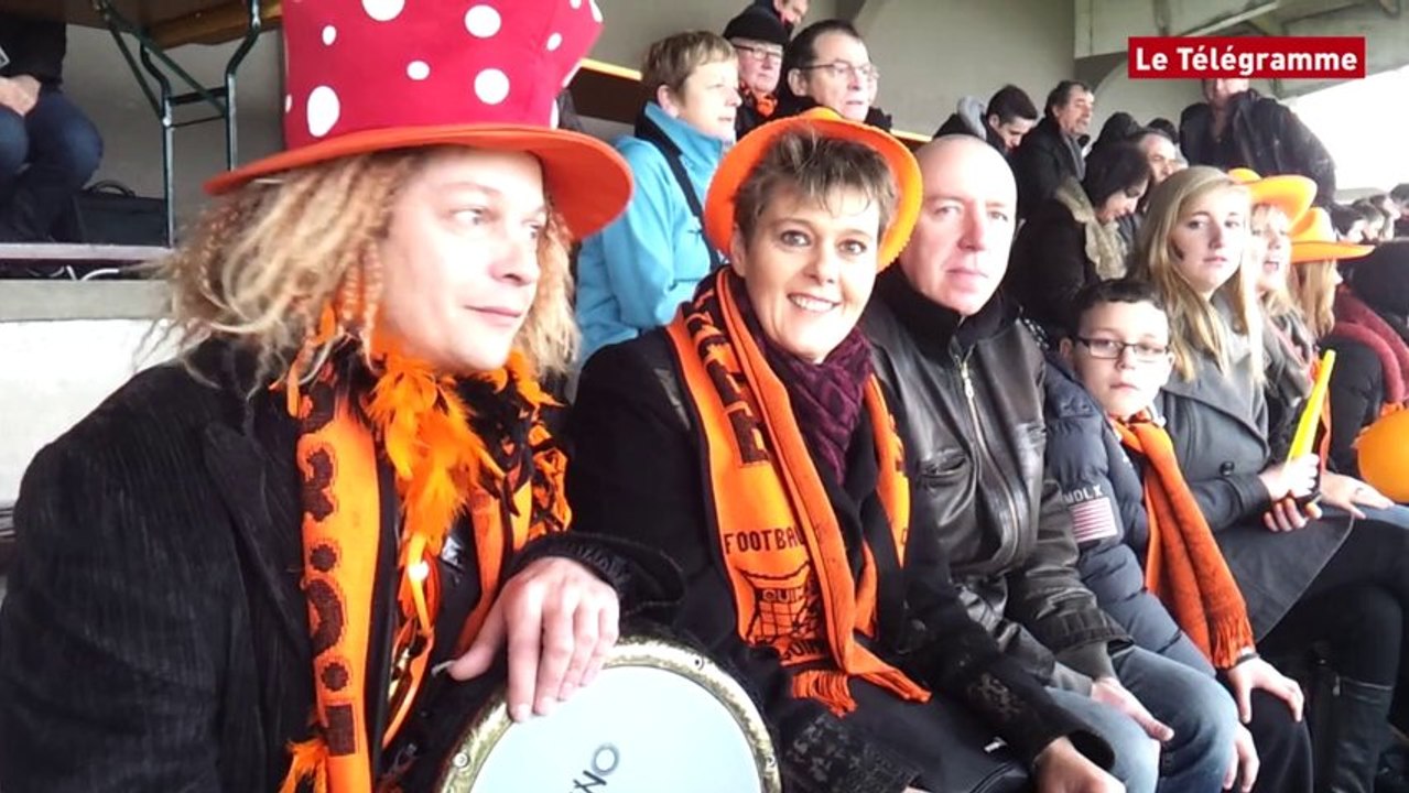 Quimperlé. Coupe de France : les supporters sous la pluie