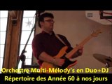 Orchestre de Variétés MULTI-MELODY'S Rhône-69- Rhône Alpes