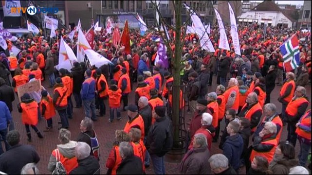 Samenvatting van de demonstratie in Delfzijl - RTV Noord