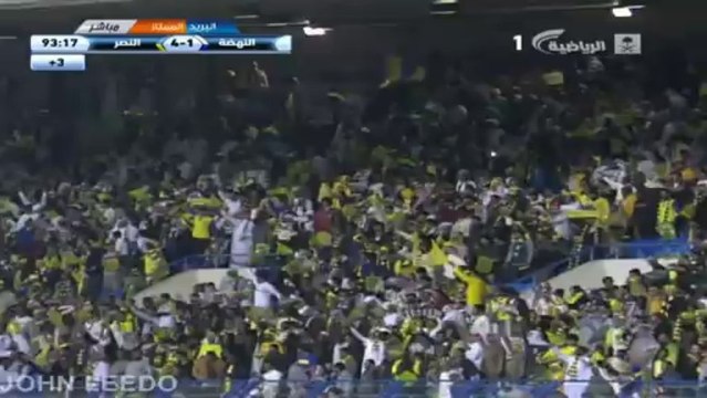 هدف #النصر الرابع على #النهضة #دوري #جميل الجولة 16
