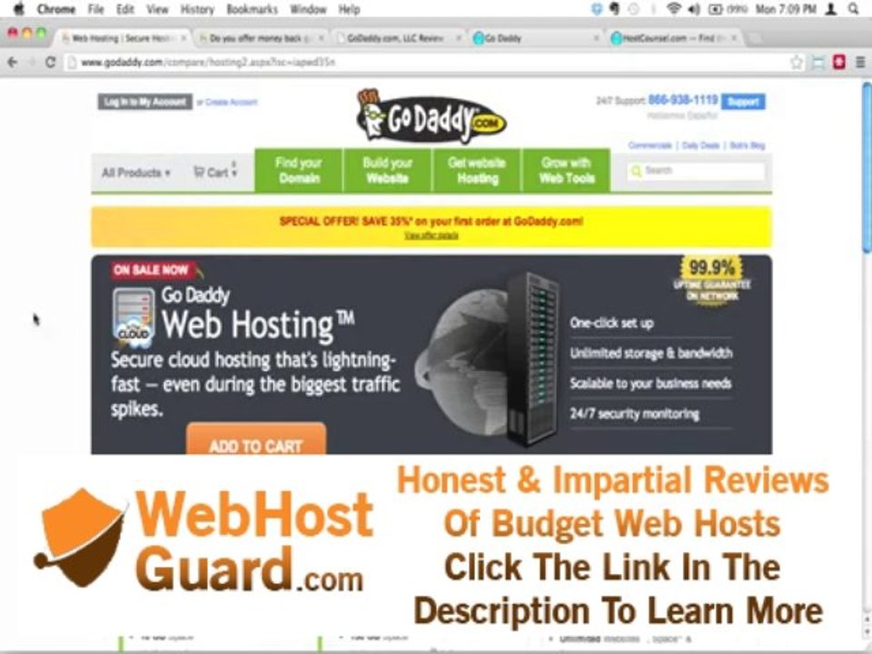 Web Hosting Review: Go Daddy