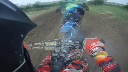 Dragoon MX Race - Mid Air Dirt Bike Crash!