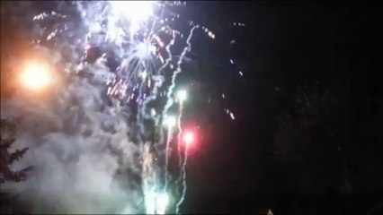Mein Verbundfeuerwerk Silvester 2013/2014 780 Schuss aus 39 Batts