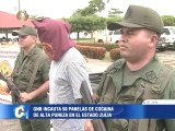 Incautaron casi 100 kilos de cocaína en Santa Bárbara del Zulia