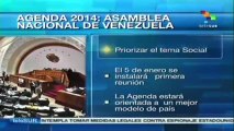 AN venezolana instalará primer periodo de sesiones el 5 de enero