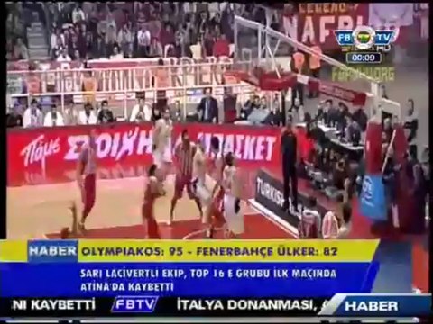 Olympiakos - Fenerbahçe Ülker (MAÇ ÖZETİ)