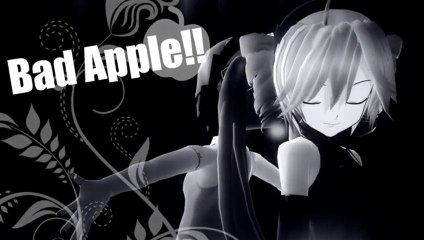 BadApple!! (MMD) / 初音ミク 重音テト