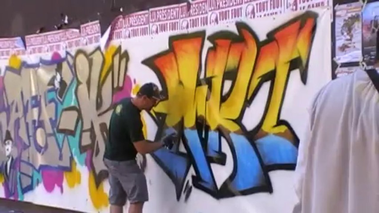 Festival Graff-Ik'Art Gare Lyon Part Dieu Septembre 2013