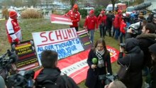Schumacher fans gather outside hospital for his 45th birthday