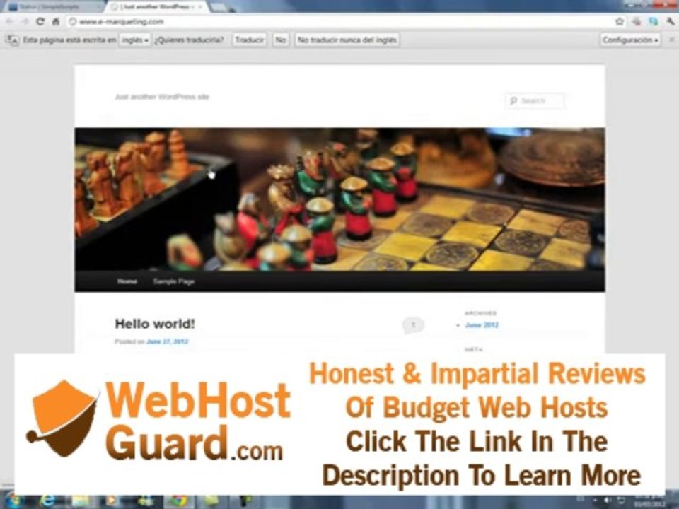 Como instalar Worpress en tu dominio alojado en tu Hosting IPAGE, tutorial