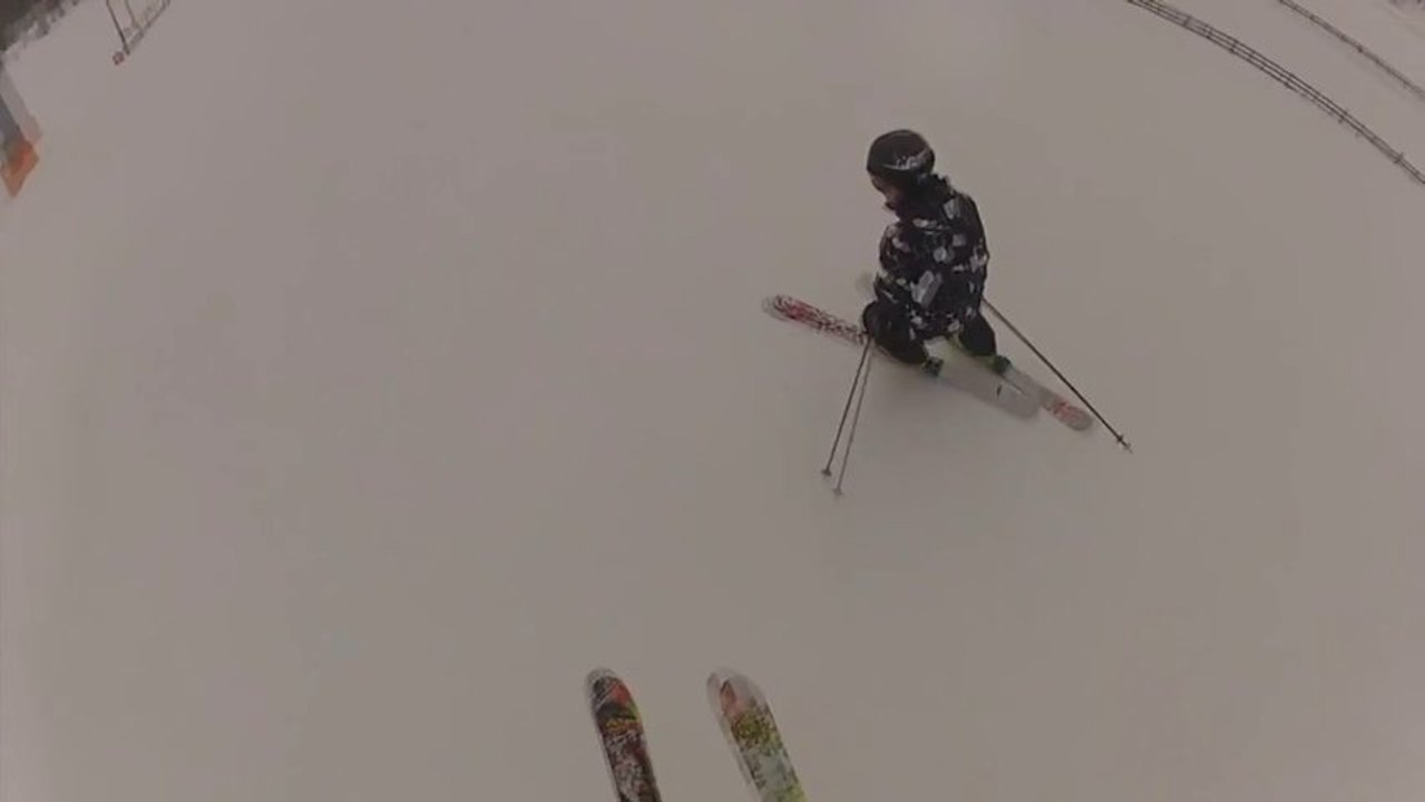 Go Pro HD Hero 2 - Ski Collision Accident