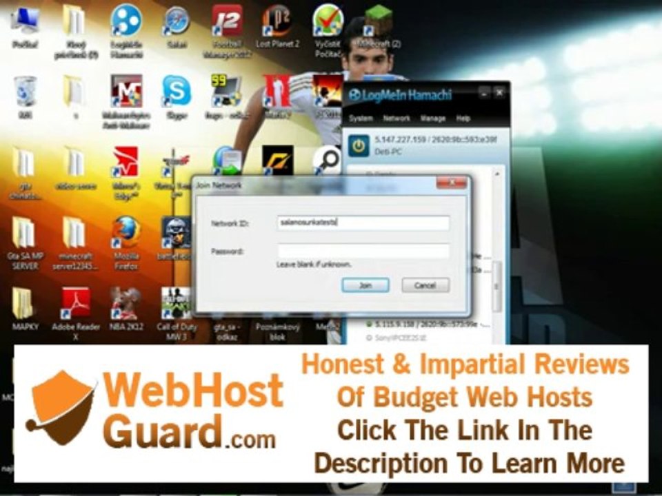 Minecraft server cez hosting primame adminov