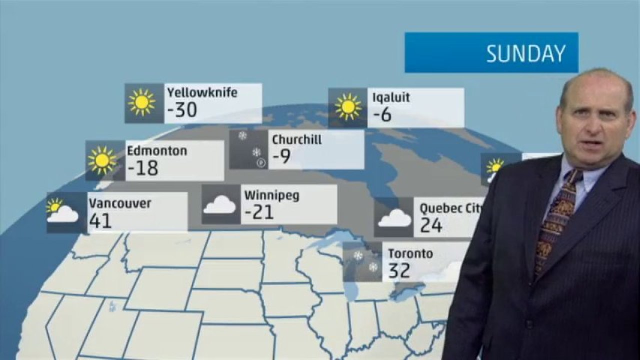 Canada Vacation Forecast - 01/03/2014
