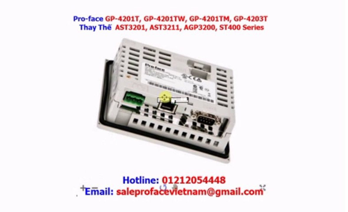 Thiết bị giao diện Pro-face GP4201TW ,GP4201T, GP4201TM, GP4203T, thay thế ST400-AG41-24V, AST3201-A1-D24,AGP3200-T1-D24,