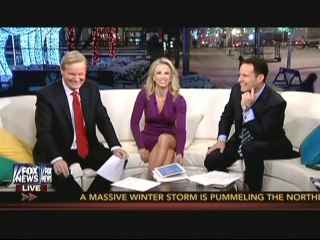 Elisabeth Hasselbeck Purple Dress