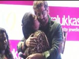 Hrithik Roshan Shocked As Fan Kisses Him