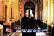 Canciller Eda Rivas dijo que está todo listo para recibir el fallo de La Haya