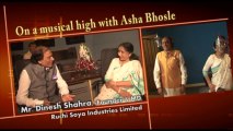 Dinesh Shahra in conversation with Asha Bhosle