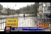 Inundaciones en distintas ciudades del norte de Francia por las fuertes lluvias